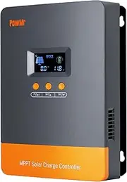 PowMr 80A MPPT Solar Charge Controller 12V 24V 36V 48V Auto, Solar Regulator PV Input MAX 160VDC 3840W, Work with Lead-Acid and Lithium Batteries, M80-PRO-UK