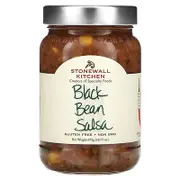 Stonewall Kitchen, Black Bean Salsa, Medium Hot, 16.75 oz (475 g)