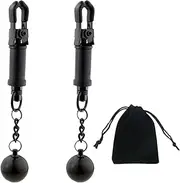 Weighted Nipple Clamp Nipple Clip Weights Ball Adjustable Non Piercing Nipple Jewelry Stainless Steel Breast Clips With Chain