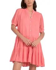 Elan April Short Sleeve Mini Dress