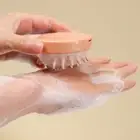 Silicone Hair Scalp Massager Shampoo Brush Shower Comb Exfoliate Remove Dand _SE