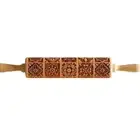 DIY Handmade Wooden Rolling Pins Pattern Embossed Rolling Kitchen 2DP5 Pin N6O8