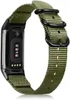For Fitbit Charge 6 5 Tracker Bands Soft Woven Nylon Sports Replacement Strap