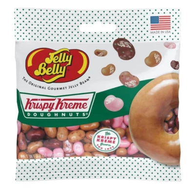 Krispy Kreme Doughnuts Jelly Beans Mix by Jelly Belly - 2.8oz bag (1 bag)