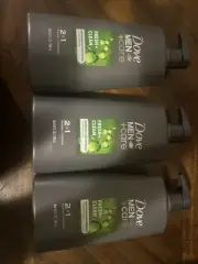 2x Pack- Dove Men + Care 2 in 1 Shampoo + Conditioner Fresh+Clean 25.4oz (750ml)
