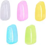 5PCS Travel Toothbrush Head Cover Cap Case Outdoor Brush Cleaner Protector - ...