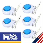 5 Sets SEASKY Dental Ultrasonic Scaler w/ Handpiece Tips fits Cavitron EMS