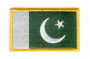 PAKISTAN PAKISTANI FLAG PATCHES COUNTRY PATCH BADGE IRON ON NEW EMBROIDERED