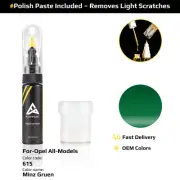 Touch Up Paint For Opel All Models 615 Minz Gruen With Polish Paste