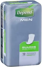 [Depend] For Men Guards Secure Protection 12 Count