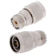 1Pc N Type Male to UHF SO-239 Female Jack Straight RF Coax Adapter Connec;;^