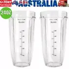 2pcs 24oz Replacement Parts Cups For Ninja Blender Auto iQ 900w 1000w 1500w