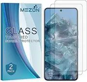 [MEZON] [2 Pack] Tempered Glass for Google Pixel 8 Pro (6.7") - Crystal Clear Premium 9H HD Screen Protector – Case Friendly, Shock Absorption (Pixel 8 Pro, 9H)