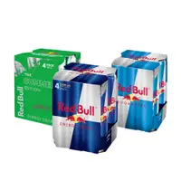 在飛比找PChome24h購物優惠-Red Bull 紅牛能量飲料 250ml 4入/組x3組(