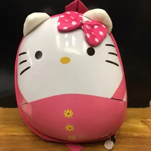 Hello Kitty 硬殼立體後背包 兒童書包背包