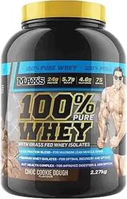Max's 100% Whey Protein Powder, Chocolate Cookie Dough, 2.27kg