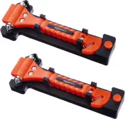 2pieces Emergency Seat Belt Cutter and Window Hammer Tool for Car Accessories