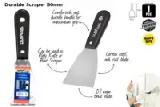 Scraper Putty Knife Steel Spatula Wall Scraper Paint Clean Blade Tool 50mm