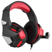 V3 3.5Mm Wired Led Gaming Headphone Noise Cancelling With Mic For Laptop Ps4 Xbox One Red