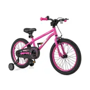 Babyjoy 46cm Kids Sport Bike Adjustable Training Bicycle w/Anti-slip Handlebar Beginner Bike Pink
