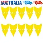 _ 10pcs Dual-Sided Gnat Catcher Dual-Sided Yellow Sticky Fly Traps for Indoor