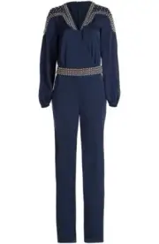 Emilio Pucci Navy Silk Jumpsuit NWT$4150!