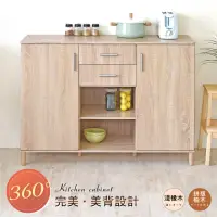 在飛比找momo購物網優惠-【HOPMA】美背日式大容量雙門廚房櫃 台灣製造 櫥櫃 電器