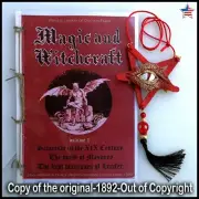 Antique Book Magic Occult Esoteric Witchcraft Grimoire Masonry Satanic Lucifer 1