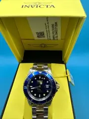Invicta Pro Diver37157 Blue Dial Two Tone Automatic 200m Men’s Watch New In Box