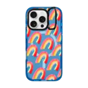 iPhone 16 Pro Impact Ring Stand Case MagSafe Compatible RAINBOWS by samantha hahn