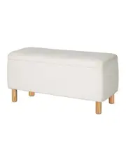 [Artiss] Storage Ottoman Blanket Box 99cm in White