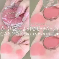 在飛比找蝦皮購物優惠-4.18會員日❤我的美妝❤現貨 CANMAKE奶油柚木唇頰兩