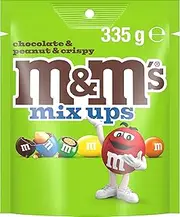 M&M's Mix Up's (Milk Chocolate, Peanut, Crispy) Large Bag, 335g