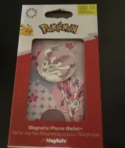 Popsockets Magnetic Phone Wallet Wth Grip& MagSafe Ring Pokémon Sylveon's Dream