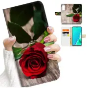 ( For Vivo Y22s ) Wallet Flip Case Cover AJ24567 Rose