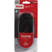 RCA 25 Ft. Black Phone Cord TP282BLR RCA TP282BLR 079000404224 Black