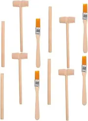 ABOOFAN 4 Sets Digging Tool with Mini Hammer Brush Chisel Educational Stem Excavation Kit for Pretend Play and Safe Learning Tools for Young Explorers