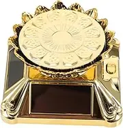 FELTECHELECTR 1pc Rotating Jewelry Display Stand Solar Turntable Rack for Watches and Accessories Lightweight for Retail and Home Showcase