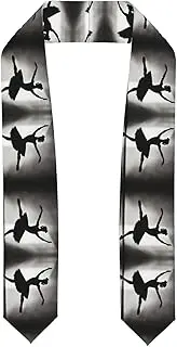 [EdWal] Ballerina Dance print Graduation Stole and Sash Class for Unisex Adult Honor Stole Honor Stole of 2025