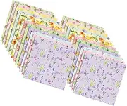 NUOBESTY Spring Tulip Flower Hand Account Scrapbook Supplies DIY Decorative Bristol Paper Sheets 24pcs