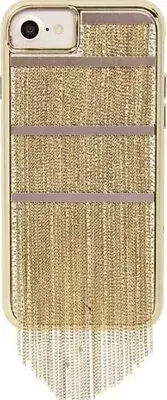 Case-Mate Gold Leather Me& Chain Link Case Apple iPhone SE 2 (2020), 6s , 7, 8