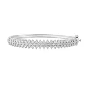Sterling Silver 0.40ct Diamond Dress Bangle