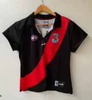 AFL Essendon Bombers Hand Signed Kevin Sheedy Womens NWT Short Sleeve Polo 16