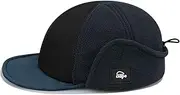 [Clakllie] Unisex Aviator Pilot Hat with Brim Outdoor, Russian Trapper Trooper Hat Windproof Bomber Baseball Hat Ushanka Warmer Ear Flap Aviator Cap for Skating, Skiing, Hunting or Daily Use