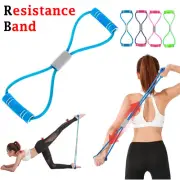 Yoga Fitness Exercise Resistance Bands Chest Expander Elastic Rope Home Gym