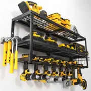YYR Heavy Duty Power Tool Organizer Wall Mount, Cordless Drill Hanger Storage...