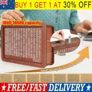 Cash Vault Wooden Savings Box, Wooden Cash Saver Money Box, Cash Saver Box