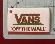 Vans “ OFF THE WALL 66” Sticker / Decal