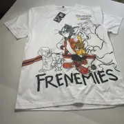 South Pole x Tom and Jerry Themed “Frenemies” Mens Shirt Size Large