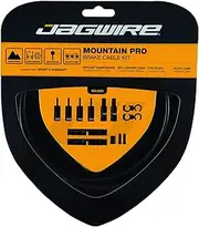 Jagwire - Mountain Pro Brake DIY Cable Kit | for MTN Bike with Disc or V-Brakes | SRAM and Shimano Brake Compatible, Polished Stainless Bicycle Cables, 10 Color options